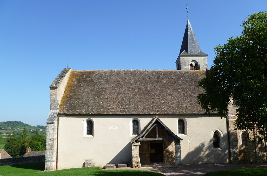 De kerk van Mellecey (Wijn uit Bourgogne)