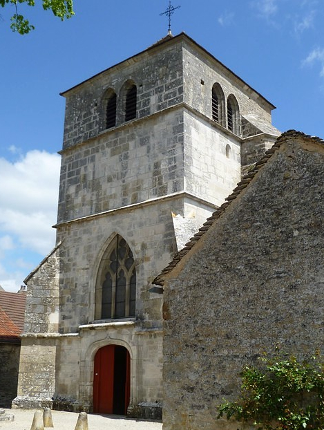 Het kerkje in Saint-Romain le-Haut (Wijn uit Bourgogne)