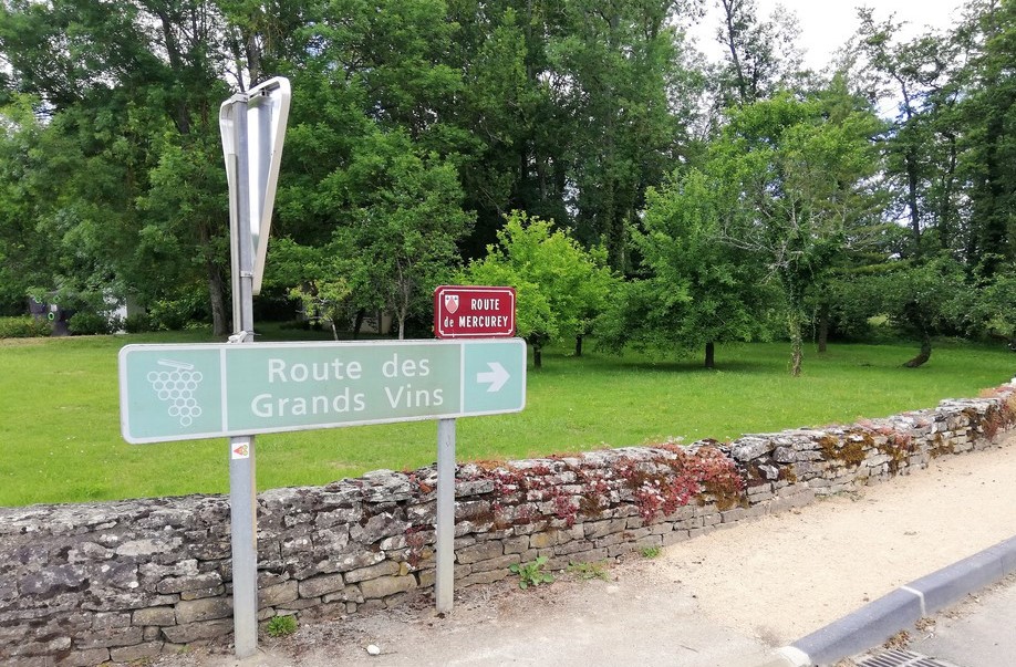 Route des Grands Vins in hartje Côte Chalonnaise (Wijn uit Bourgogne)
