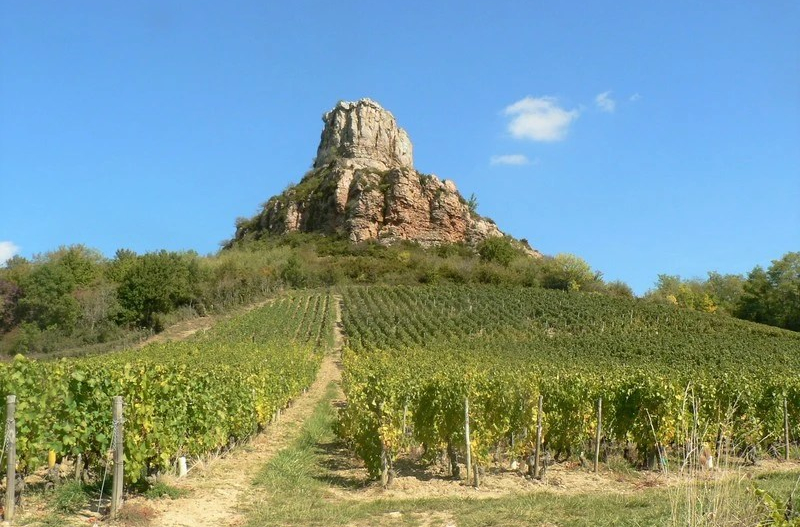 La Roche de Solutré in de Mâconnais (Wijn uit Bourgogne)